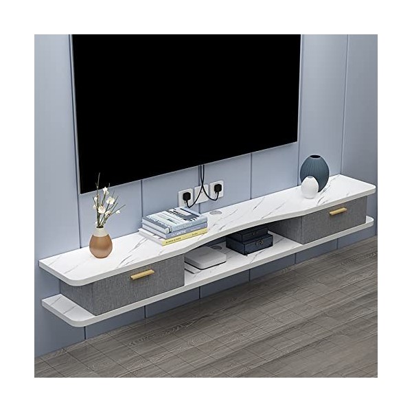 WANGPP Meuble TV Suspendu,Étagère TV Murale,Meuble TV Flottant,Meuble TV Suspendu,Composant Darmoire De Centre De Divertisse