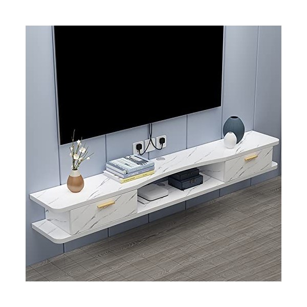 WANGPP Meuble TV Suspendu,Étagère TV Murale,Meuble TV Flottant,Meuble TV Suspendu,Composant Darmoire De Centre De Divertisse