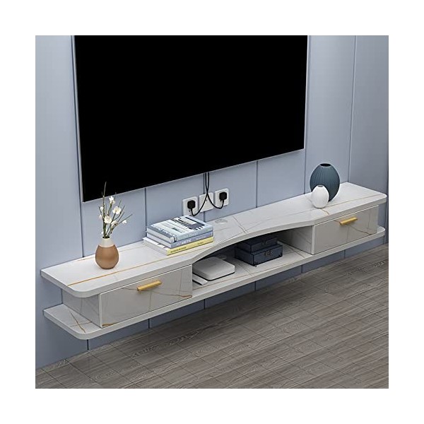 WANGPP Meuble TV Suspendu,Étagère TV Murale,Meuble TV Flottant,Meuble TV Suspendu,Composant Darmoire De Centre De Divertisse