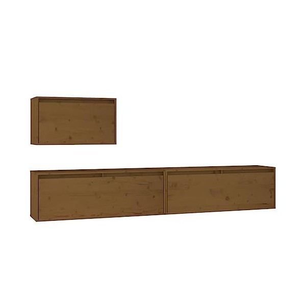 VEEKI Meuble TV, Meuble TV Suspendu, Meuble TV Industriel, Meuble TV Bois, Meuble Chambre, Convient pour Salon ou Chambre, Me