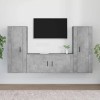 VEEKI Meuble TV, Meuble TV Suspendu, Meuble TV Industriel, Meuble TV Bois, Meuble Chambre, Convient pour Salon ou Chambre, En