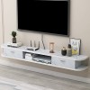 Étagère TV Murale,Meuble TV Flottant/étagère À Composants Pour Meuble TV,Unité De Centre De Divertissement,Console Multimédia