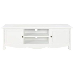 VEEKI Meuble TV, Meuble TV Suspendu, Meuble TV Industriel, Meuble TV Bois, Meuble Chambre, Convient pour Salon ou Chambre, Bl