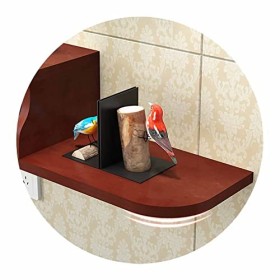 Meuble TV Flottant Meuble TV Flottant, Centre de Divertissement Multimédia en Bois Massif Console TV Suspendue Multifonction 