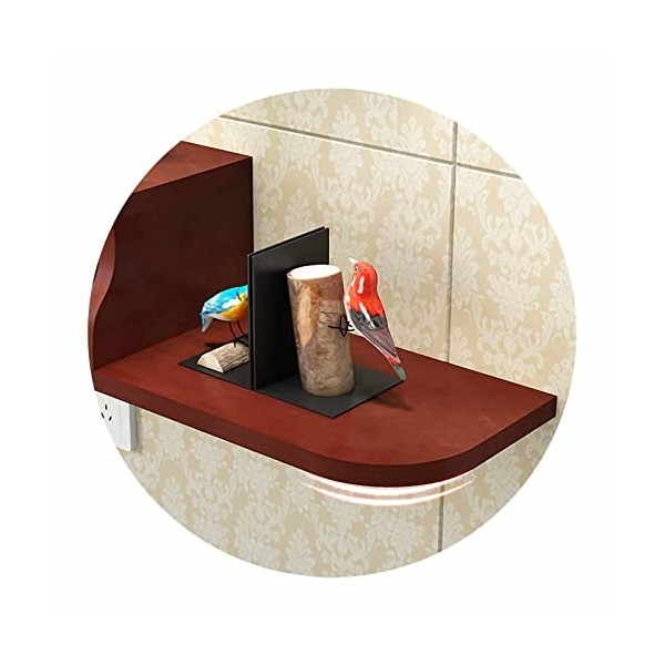 Meuble TV Flottant Meuble TV Flottant, Centre de Divertissement Multimédia en Bois Massif Console TV Suspendue Multifonction 