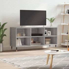 Meuble TV Sonoma Gris 103,5x30x50 cm Bois dingénierie - Banc TV, Meuble TV Suspendu, Convient pour Salon ou Chambre