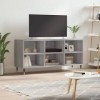 Meuble TV Sonoma Gris 103,5x30x50 cm Bois dingénierie - Banc TV, Meuble TV Suspendu, Convient pour Salon ou Chambre