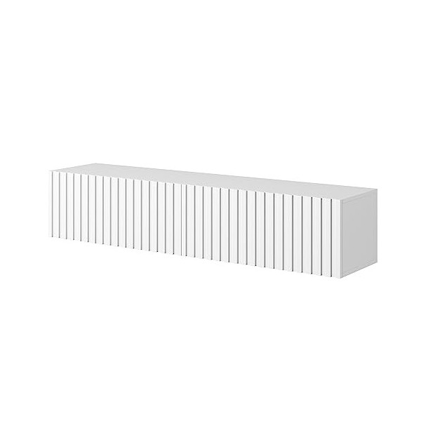 Selsey TELIRE Meuble TV, Melamine, Blanc, 140 cm