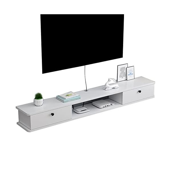 WANGPP Meuble TV Flottant,Meuble TV Mural,Étagère TV Suspendue Décorative,Composant Darmoire De Centre De Divertissement,pou