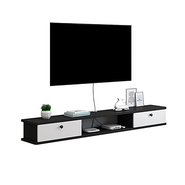 WANGPP Meuble TV Flottant,Meuble TV Mural,Étagère TV Suspendue Décorative,Composant Darmoire De Centre De Divertissement,pou