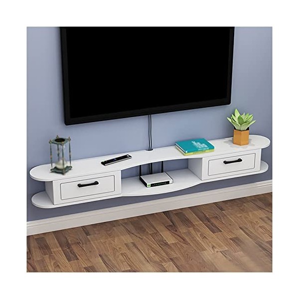 WANGPP Meuble TV Flottant Mural, Meuble TV Moderne, Composant Darmoire De Centre De Divertissement, avec Porte Et Unité De S