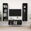 VEEKI Meuble TV, Meuble TV Suspendu, Meuble, Meuble TV avec Rangement，Meuble Industriel, Convient pour Salon ou Chambre, Ense