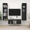 VEEKI Meuble TV, Meuble TV Suspendu, Meuble, Meuble TV avec Rangement，Meuble Industriel, Convient pour Salon ou Chambre, Ense