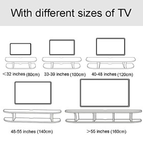 EGOMED Meuble TV Flottant Meuble Meuble TV Meuble TV Unités Murales pour Salon Console TV Meuble TV Meuble Mural Convient pou
