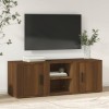 Meuble TV Chêne Marron 100x31,5x35 cm Bois dingénierie - Banc TV, Meuble TV Suspendu, Convient pour Salon ou Chambre