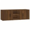 Meuble TV Chêne Marron 100x31,5x35 cm Bois dingénierie - Banc TV, Meuble TV Suspendu, Convient pour Salon ou Chambre