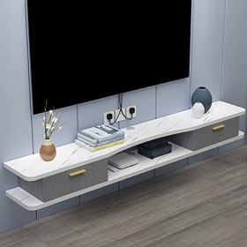 WANGPP Meuble TV Suspendu,Étagère TV Murale,Meuble TV Flottant,Meuble TV Suspendu,Composant Darmoire De Centre De Divertisse