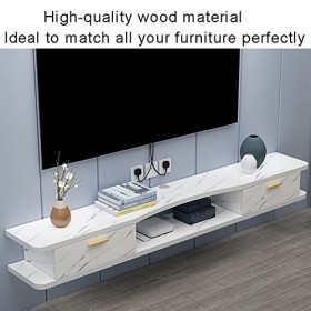 WANGPP Meuble TV Suspendu,Étagère TV Murale,Meuble TV Flottant,Meuble TV Suspendu,Composant Darmoire De Centre De Divertisse