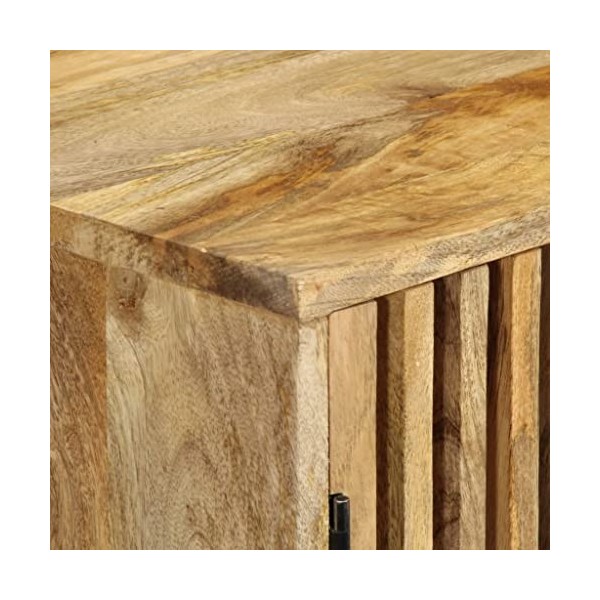 GuyAna Meuble TV 90 x 30 x 40 cm Bois de manguier Massif,Meuble TV,Table Basse Salon Meuble TV,Table Basse LED Couleurs