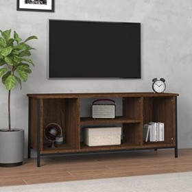 VEEKI Meuble TV, Meuble TV Suspendu, Meuble TV Industriel, Meuble TV Bois, Meuble Chambre, Convient pour Salon ou Chambre, ch