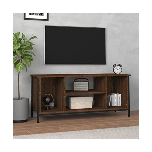 VEEKI Meuble TV, Meuble TV Suspendu, Meuble TV Industriel, Meuble TV Bois, Meuble Chambre, Convient pour Salon ou Chambre, ch