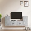 VEEKI Meuble TV, Meuble TV Suspendu, Meuble TV Industriel, Meuble TV Bois, Meuble Chambre, Convient pour Salon ou Chambre, En