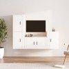 VEEKI Meuble TV, Meuble TV Suspendu, Meuble TV Industriel, Meuble TV Bois, Meuble Chambre, Convient pour Salon ou Chambre, En