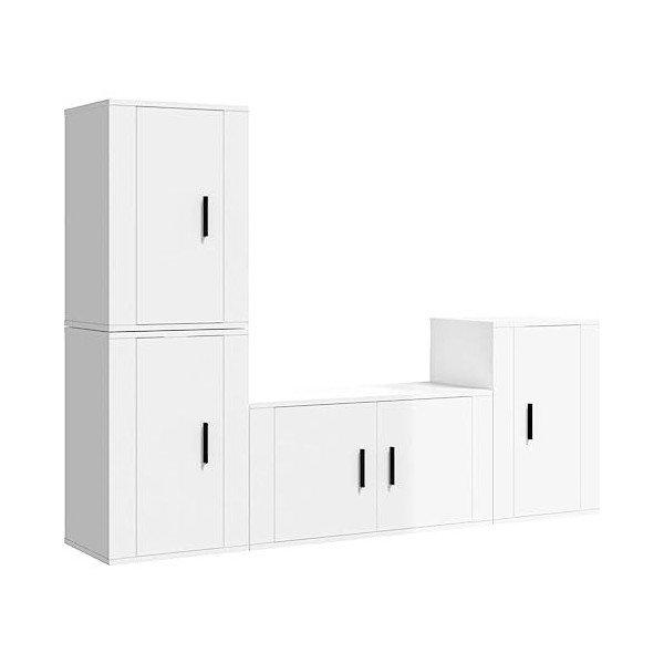 VEEKI Meuble TV, Meuble TV Suspendu, Meuble TV Industriel, Meuble TV Bois, Meuble Chambre, Convient pour Salon ou Chambre, En