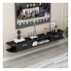 StrOux Meuble TV Flottant Meuble Meuble TV Meuble TV Unités Murales pour Salon Meuble TV Meuble Mural Console TV en Bois pour