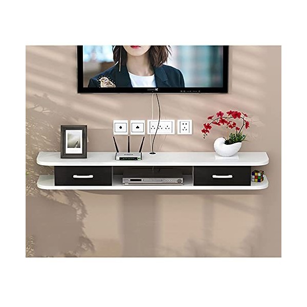 SOGOLI Meuble TV Meuble TV Unités Murales pour Salon Meuble TV Meuble Mural Console TV en Bois pour Salon Salle De Divertisse