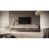 Selsey MIRRGO Meuble TV, Melamine, Beige, 200 cm