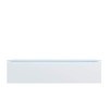 Selsey SKYLARA - Meuble TV - 160 cm - Blanc Mat/Blanc Brillant - scandinave - Moderne - avec LED