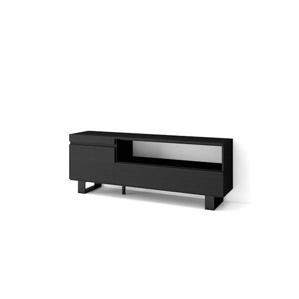 Skraut Home | Meuble TV | Banc Télé | Grand Espace de Rangement | 150x57x35cm | pour Les TV jusquà 65" | Design Industriel |