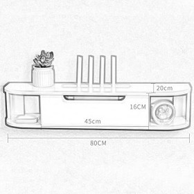Meuble TV pour salon - Meuble TV mural flottant - Étagère pour composants TV muraux - Étagère décodeur - Meuble de rangement 