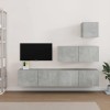 VEEKI Meuble TV, Meuble TV Suspendu, Meuble TV Industriel, Meuble TV Bois, Meuble Chambre, Convient pour Salon ou Chambre, En