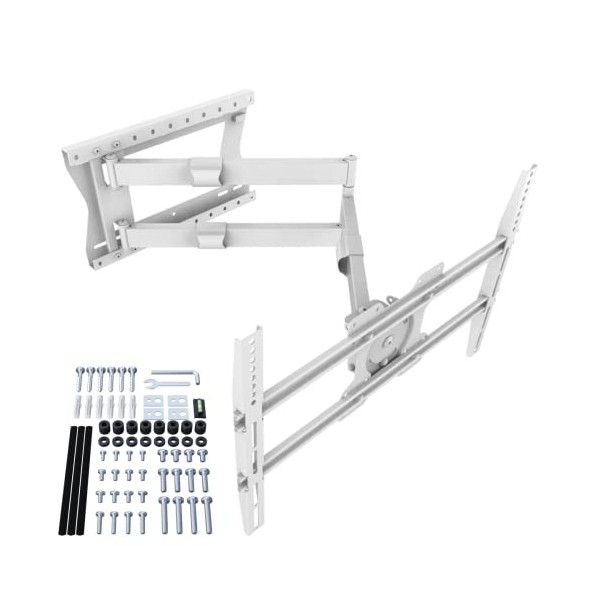 XTRARM TiTon 120 cm Distance au Mur, Support Mural pour TV, Long Bras pivotant, Incliner, pivoter, Tourner, allonger, TV env.