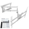 XTRARM TiTon 120 cm Distance au Mur, Support Mural pour TV, Long Bras pivotant, Incliner, pivoter, Tourner, allonger, TV env.