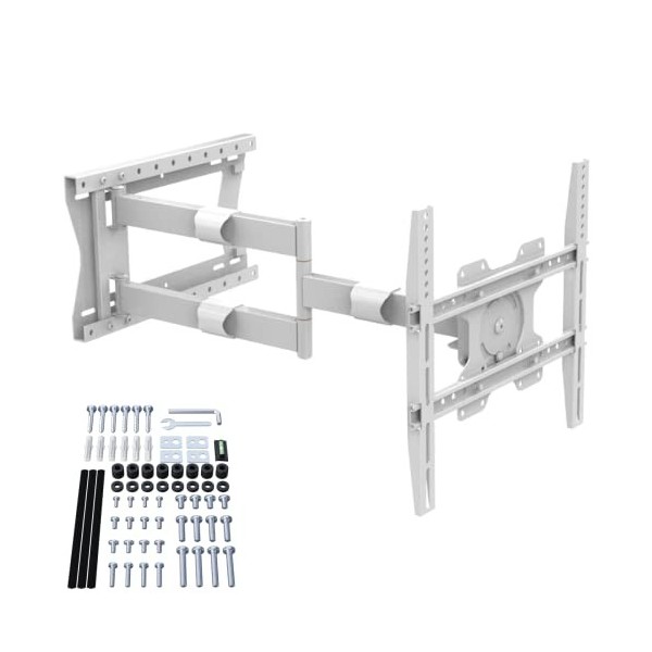 XTRARM TiTon 120 cm Distance au Mur, Support Mural pour TV, Long Bras pivotant, Incliner, pivoter, Tourner, allonger, TV env.