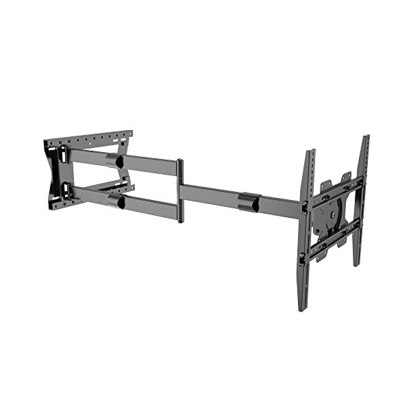 Nanook Support Mural TV 2120 à Bras Long pour téléviseurs 42-75 Pouces, Extension Extra Longue jusquà 120 cm, Support TV Rob