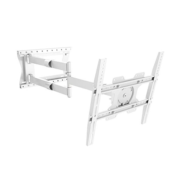 Nanook Support Mural TV 2120 à Bras Long pour téléviseurs 42-75 Pouces, Extension Extra Longue jusquà 120 cm, Support TV Rob