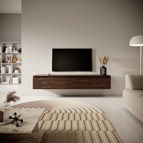 Selsey 1, Melamine, Noyer, 175 cm