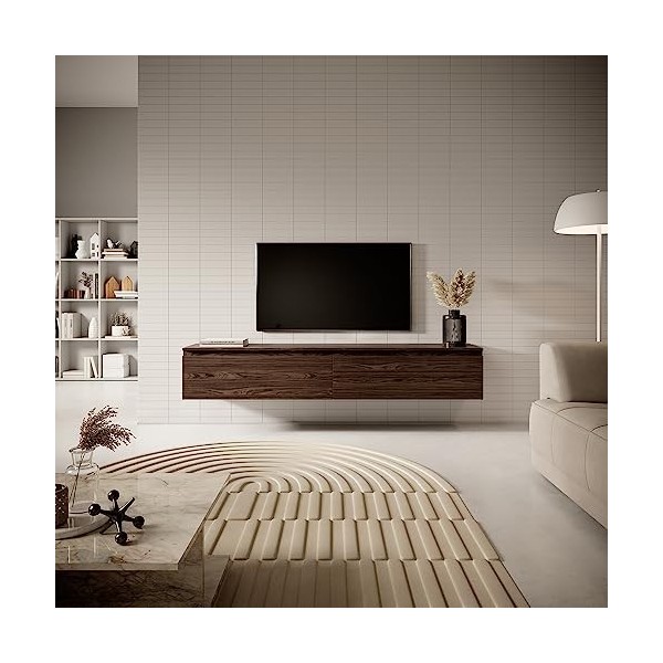 Selsey 1, Melamine, Noyer, 175 cm