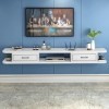 PetterShop Etagère TV Flottante, Console TV Murale, Support pour Meuble TV Mural, Étagère De Rangement pour Centre De Diverti