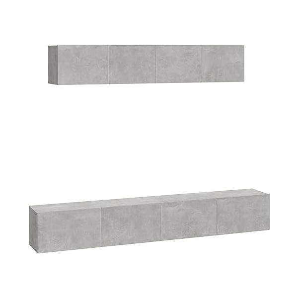 VEEKI Meuble TV, Meuble TV Suspendu, Meuble TV Industriel, Meuble TV Bois, Meuble Chambre, Convient pour Salon ou Chambre, En