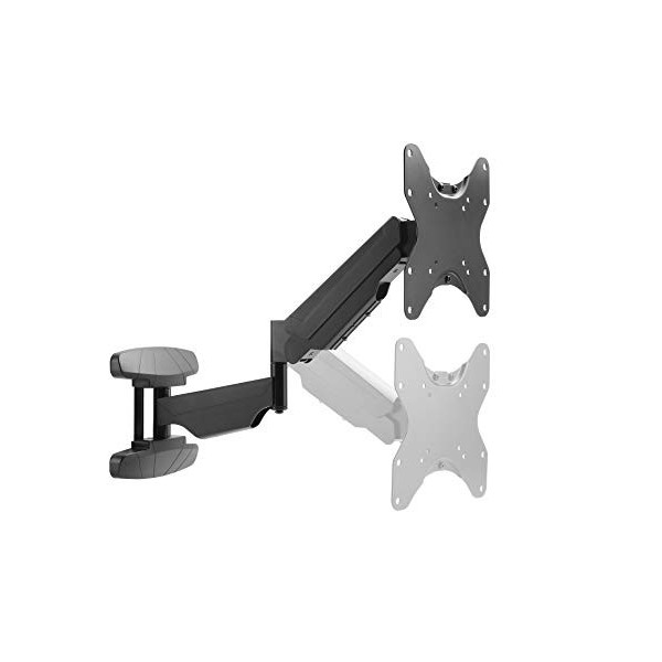 RICOO Support Murale TV 23-42" S3422 58-107cm Suspendu Orientable Inclinable Support TV Universel Accroche Écran Incurvé VE