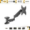 RICOO Support Murale TV 23-42" S3422 58-107cm Suspendu Orientable Inclinable Support TV Universel Accroche Écran Incurvé VE