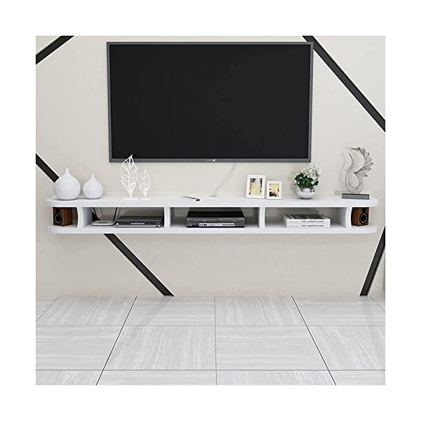 Meuble TV Meuble TV Unités Murales pour Salon Meuble TV Meuble Mural Console TV Convient pour Salon Bureau Divertissement Cha