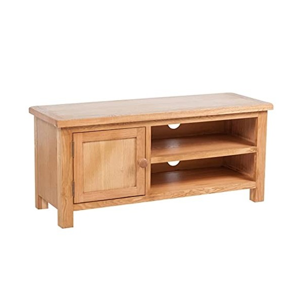 Générique Meuble TV 103 x 36 x 46 cm Bois de chêne Solide,18.4 KG,241679, Meubles, Meubles TV