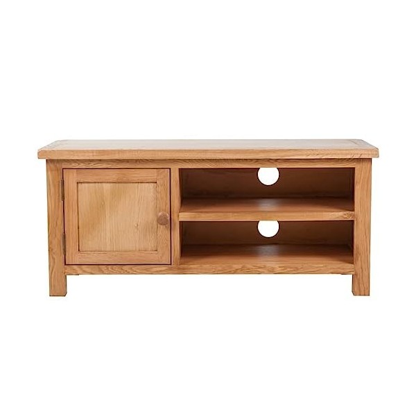 Générique Meuble TV 103 x 36 x 46 cm Bois de chêne Solide,18.4 KG,241679, Meubles, Meubles TV