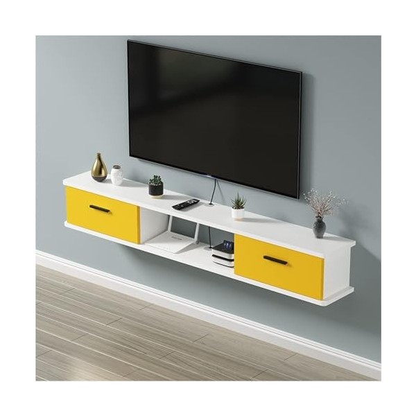 Meuble TV Bas, Meuble TV, Meuble TV Flottant, Meuble TV Mural, Console Multimédia Pour Centre De Divertissement Pour Salon, É